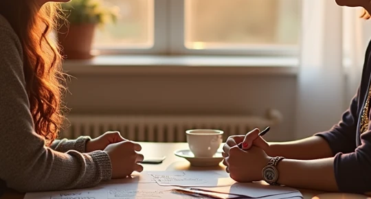 A family taking the first step towards a safe future through asylum