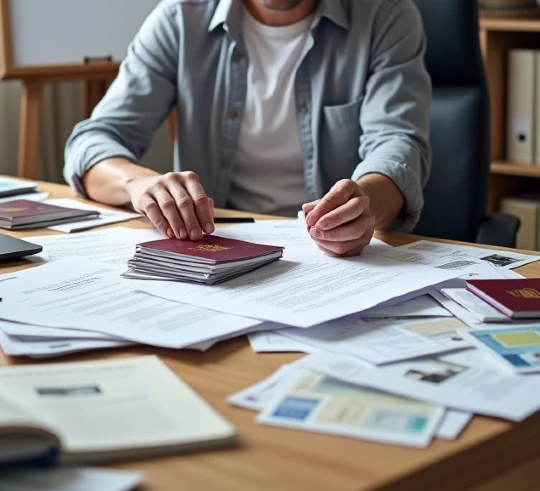 Organising documents for a UK family immigration application