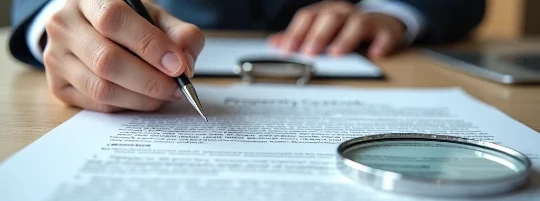 Reviewing a commercial lease agreement
